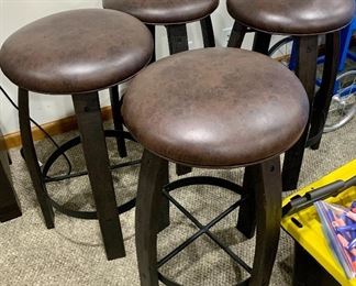 4 counter height bar stools $39 each