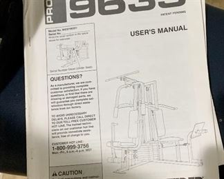 Weider Pro 9635 Nautaulis Home Gym $375