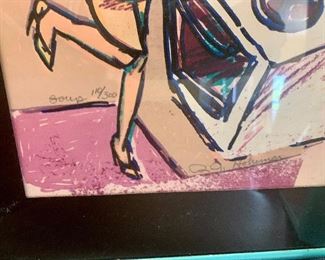 “Soup” 110 of 300 Framed Art by: R. J. Hohimer $95