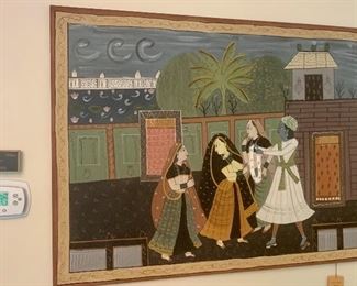 Original Pichwai Clay based Painting imported from India 48 x 36” $495 OBO