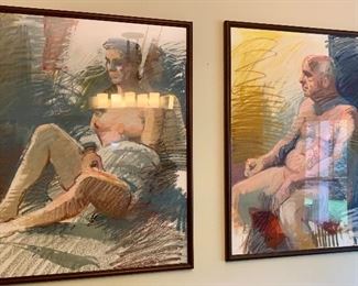 Framed Nudes 33.25 x 41”h $