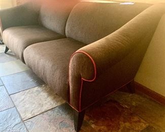 Room & Board Loveseat w/ Red Piping
79L x 34d x 35h $395