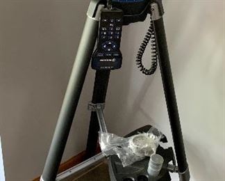 Meade Audio Star Telescope
F=114MM F=1000MM f/8.8 $150
It requires software updates. Handset that operates the telescope is tethered.