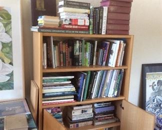 Books, many topics-current authors, history, golf, cook books, coffee table books