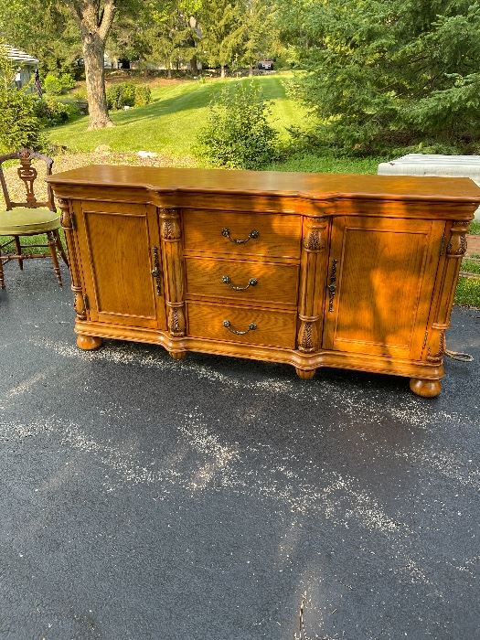 Solid carved wood furniture nearly free. All must go