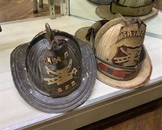 Civil war era fire helmets