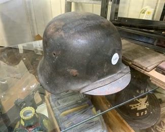 Many Antique Helmets