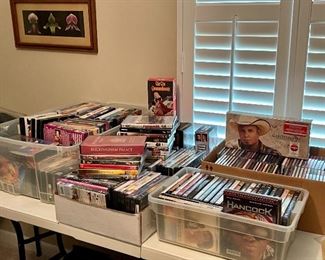 VHS, DVD, and CD’s