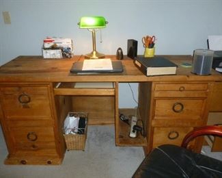 Hand made and heavy desk