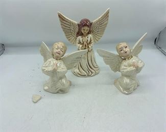 Ceramic Angel Trio