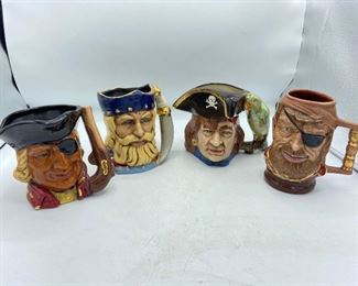Ceramic Pirate Mugs