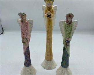 Smaller Tall Ceramic Angels
