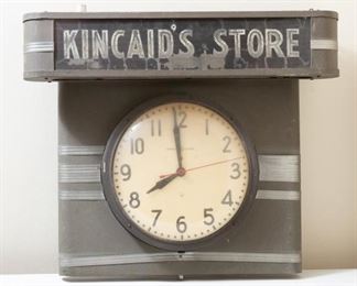 Old Ohio Advertising Display Clock