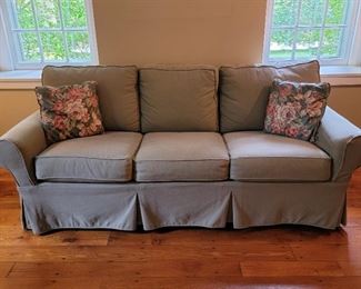 $195 - 3 cushion sofa - 29" high x 82" wide x 34" deep