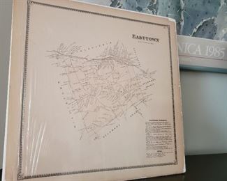 $30 - map of Easttown - 16" square
