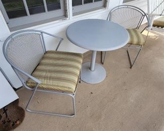 Bistro set - located in upstairs office