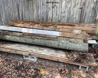 Pier posts, 8x8 lumber and more