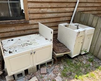 Taco marine / resin cabinets, cut them up and reuse the material!! 