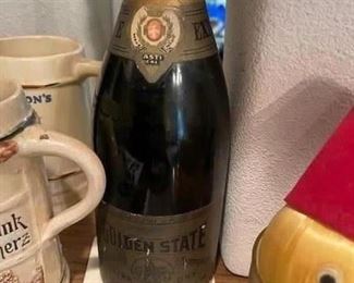 100 year old sealed bottle of Asti 