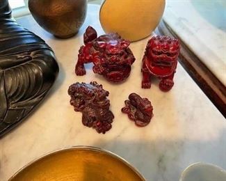 cinnabar foo dogs