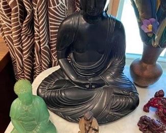Buddha items large & small 