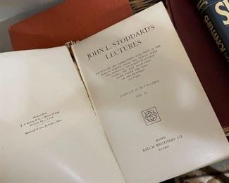 One of the  hundreds of vintage books. 