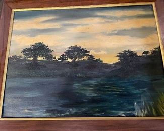 One of the dozen or so pieces of signed art 