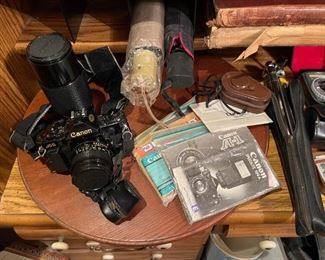 Vintage Canon AE-1 w/ accessories 
