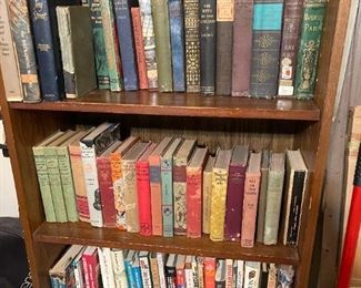 Nice shelf of vintage books 