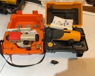 Leveling tools, tripods, transits, more engineering tools 