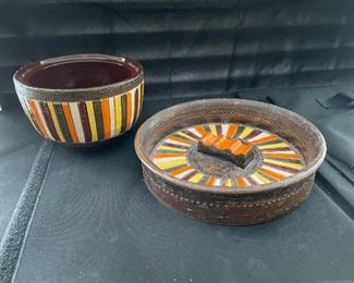 Pottery BowlDividedPlate