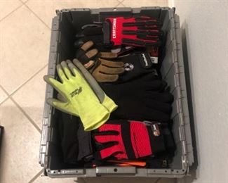 Bin of Work Gloves