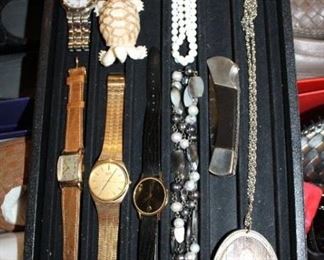 WATCHES/STERLING NECKLACE