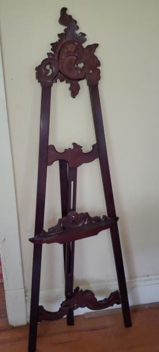 Carved Rosewood Easel 