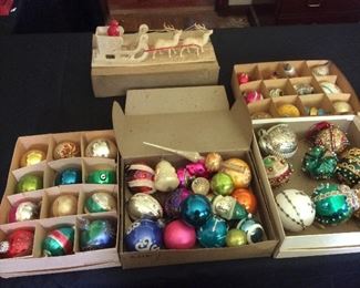 NICE VINTAGE ORNAMENTS