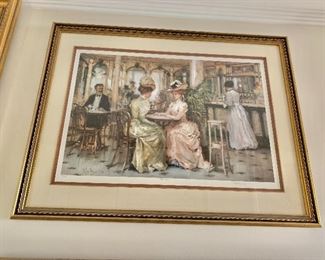 Alan Maley "Tell Me"; Framed lithograph signed and numbered