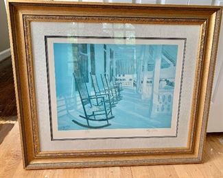 Ray Ellis; framed lithograph signed & numbered