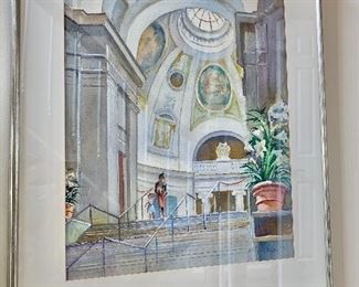 Nelson Chase; Original watercolor