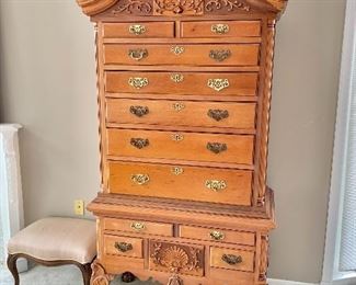 Chippendale highboy