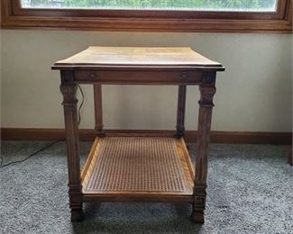 Cane End Table