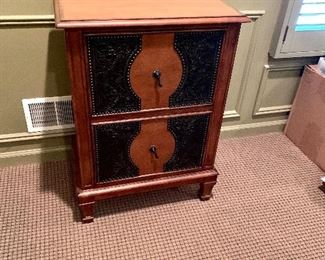 Two-Toned Wood File Cabinet
