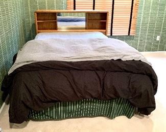 Full Size Bed, Headboard & Bedding