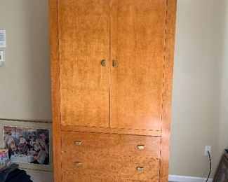 Burled Maple Armoire by Lane Furniture