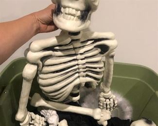 large halloween skeleton