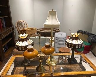 Stain glass lamps and more 