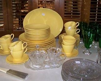Kitchen (California yellow dishes)