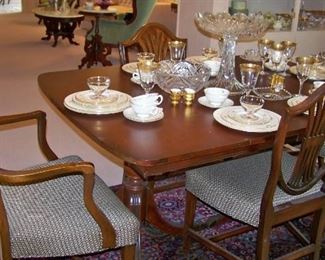Duncan Phyffe table, chairs