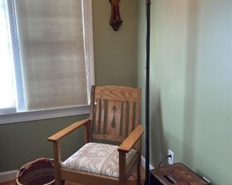 Chair, Lamp