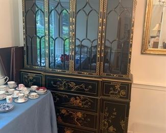 Chinoiserie breakfront.