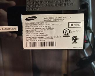 52" Samsung LCD TV
$375